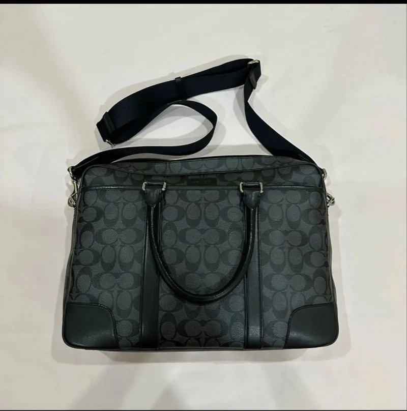 Coach Heritage Signature Slim Zip Top Brief photo 1