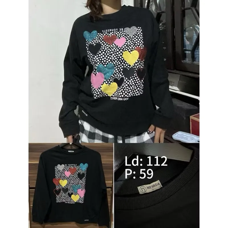 Sweatshirt wanita murah photo 1