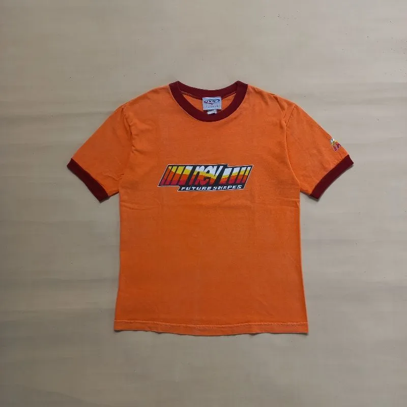 Vintage Nev Future Shapes Ringer Tee Made in USA photo 1