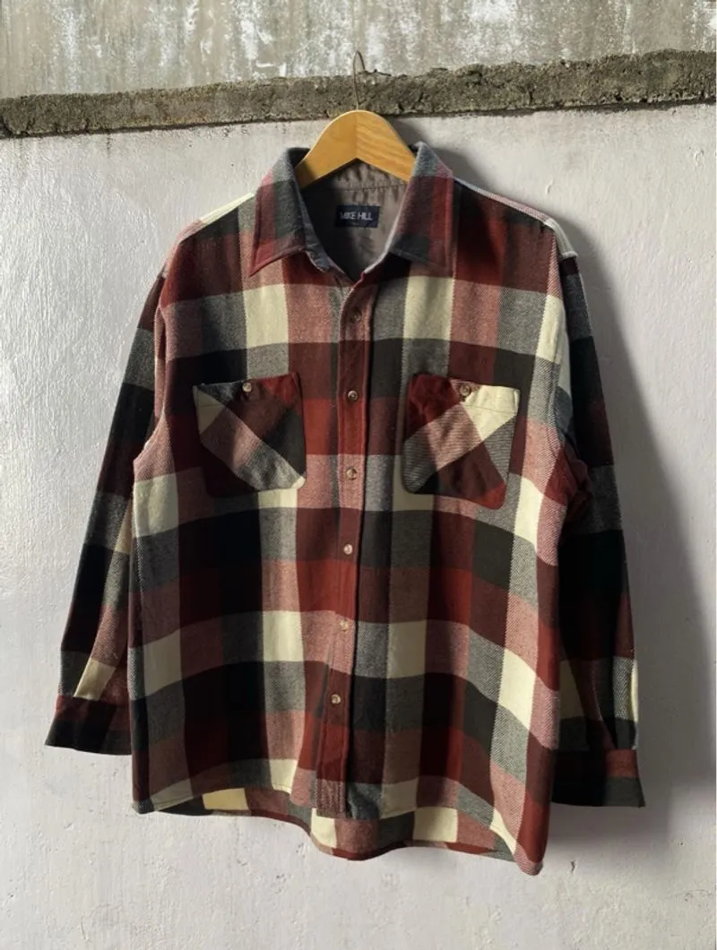 Mike Hill 'Flannel' Shirt - Red photo 1