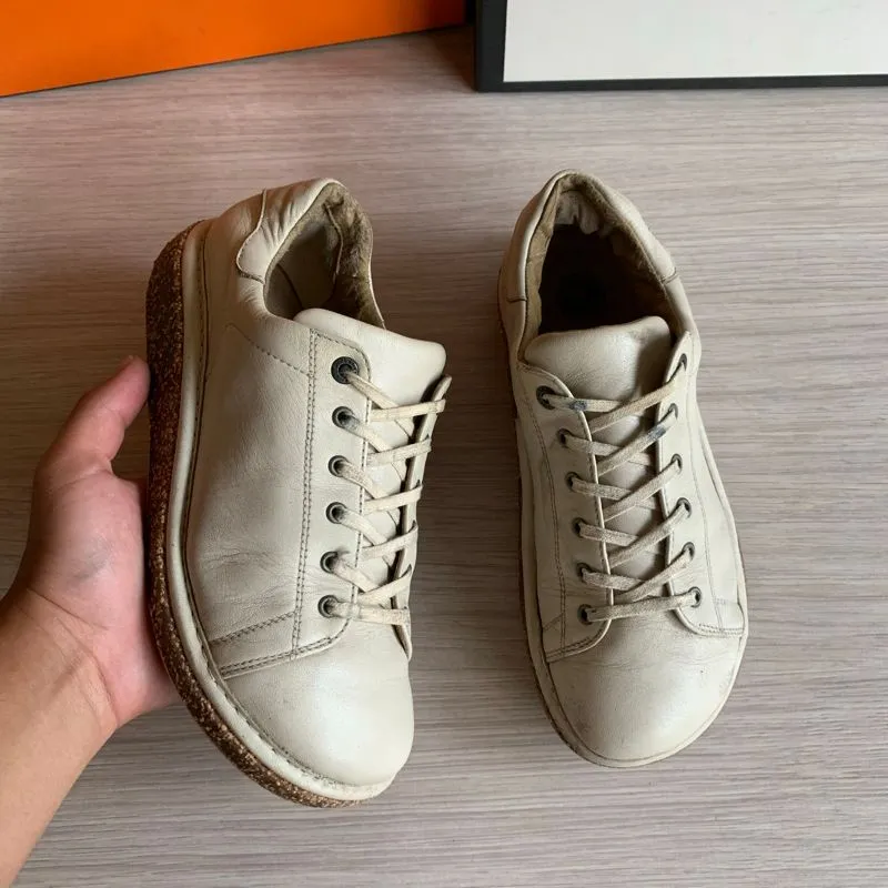 BIRKENSTOCK SHOES LEATHER SIZE 38 photo 1