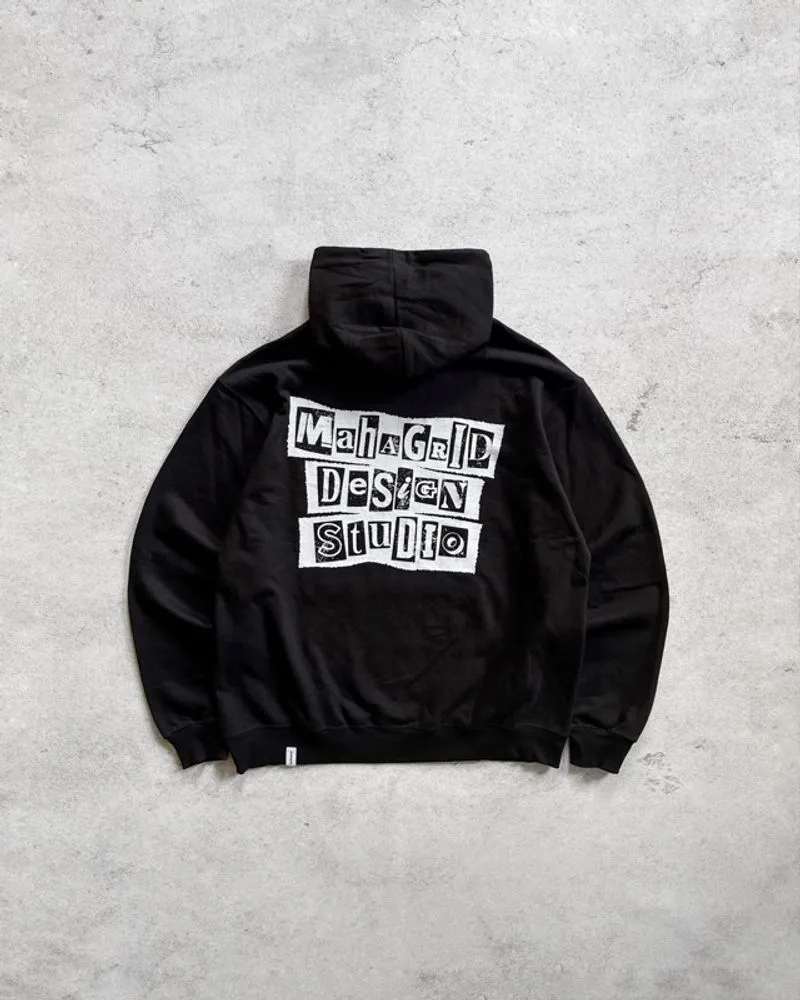 Mahagrid Black Hoodie photo 1