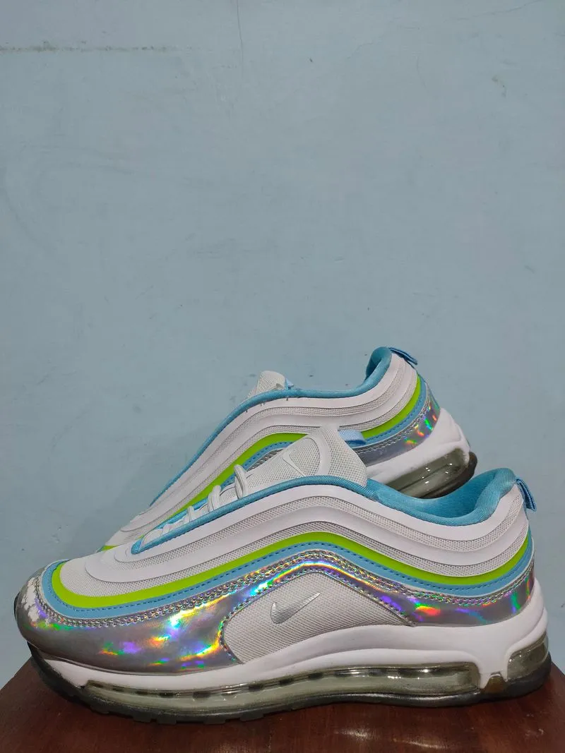 Nike Sportswear Casual Sneakers Pria silver white green photo 1