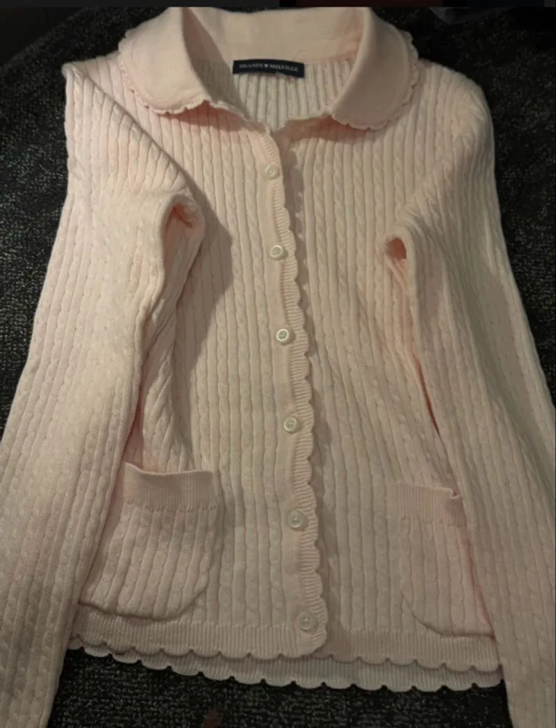 Pink Brand New Brandy Melville Knit Cardigan photo 1