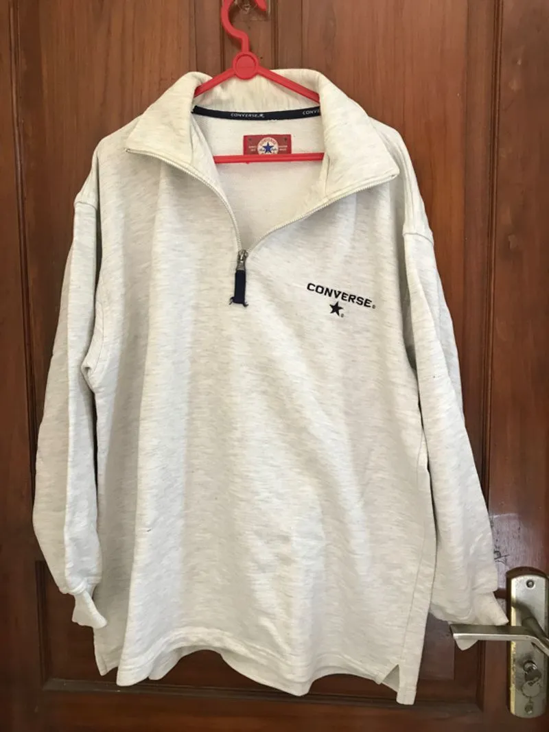 Converse Half-zip Sweater Oversized photo 1