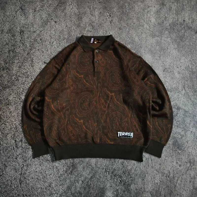 Japanese brand Vintage Sweater Pria green photo 1
