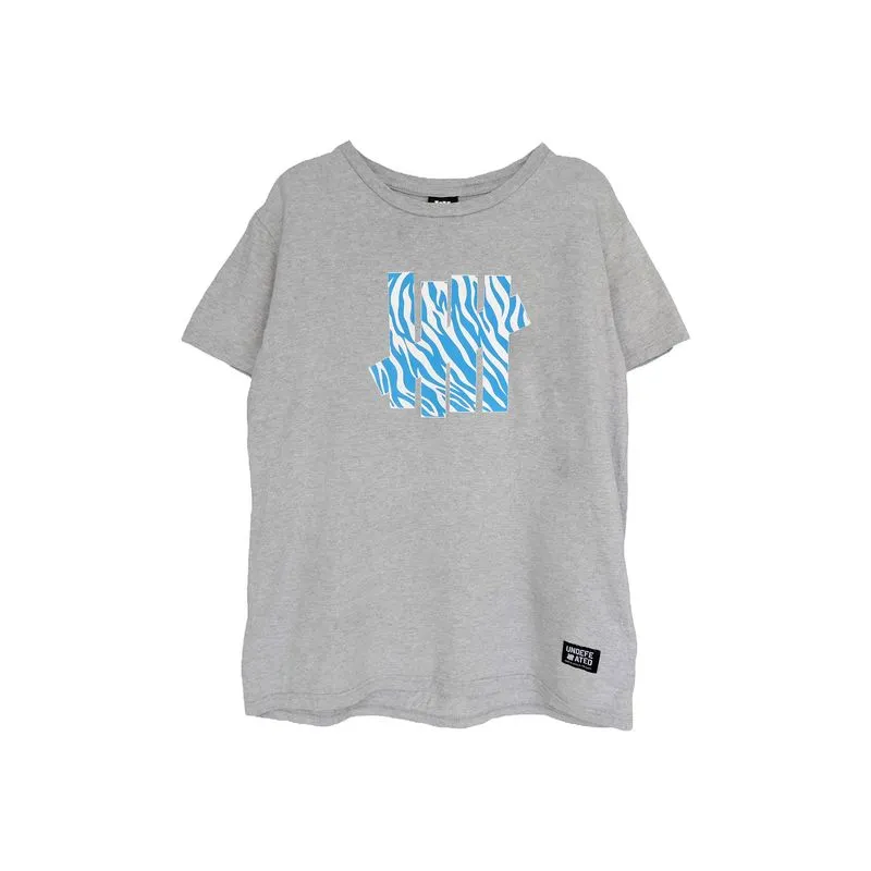 UNDEFEATED BLUE TIGER STRIPES LOGO T-SHIRT photo 1