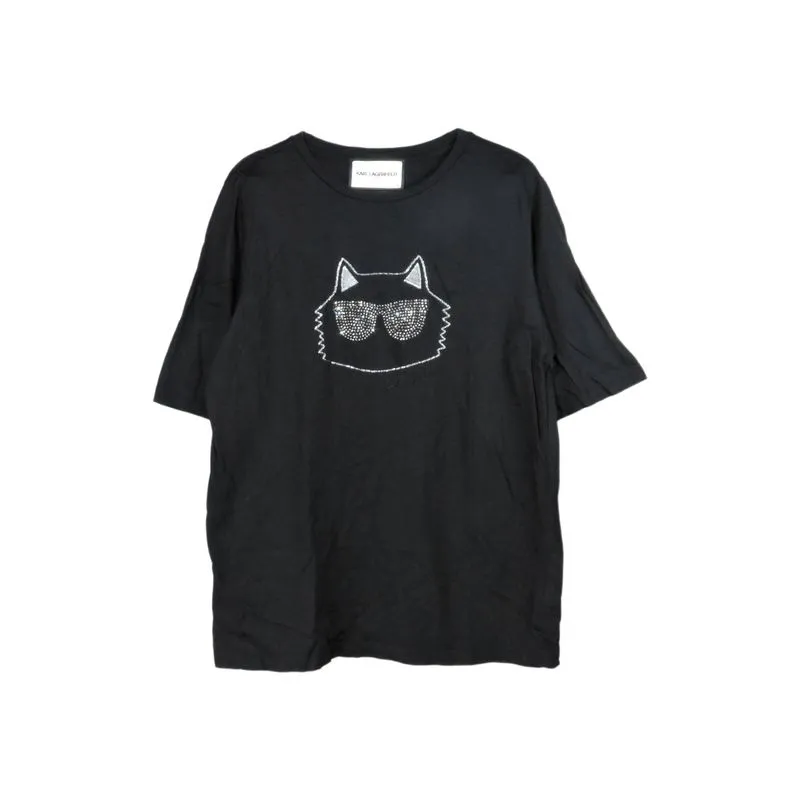 KARL LAGERFELD CHOUPETTE HEAD BLING T-SHIRT photo 1