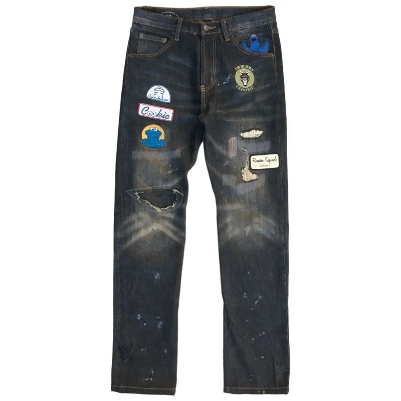 Selvedge remix jeans 40th celebrating x sesame street 31/32 photo 1