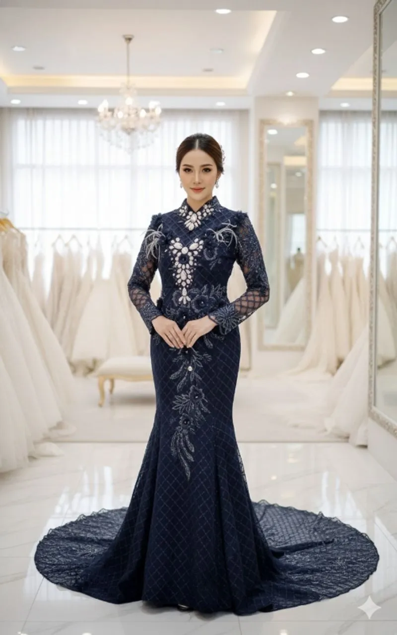 GAUN PENGANTIN DUYUNG SEXY EKOR  photo 1