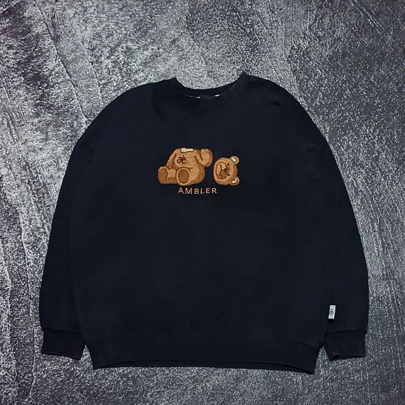 Amble Streetwear Casual Sweatshirt Pria black photo 1