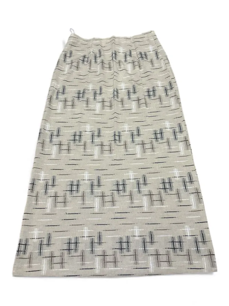 Rok Midi Lurus Motif Abstrak photo 1