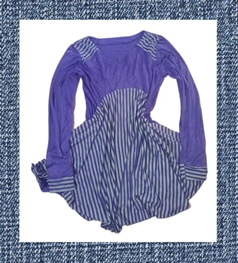 Y2K Minimalist Going out dress Wanita purple photo 1