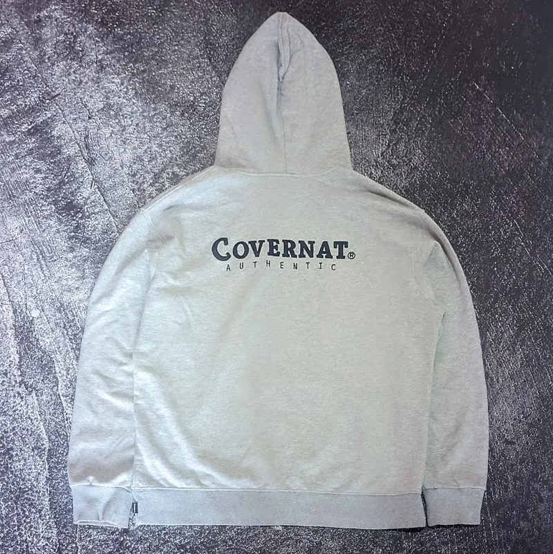 Covernat Streetwear Sportswear Hoody Pria gray photo 1