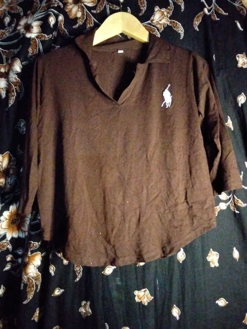 kaos wanita lengan panjang  photo 1