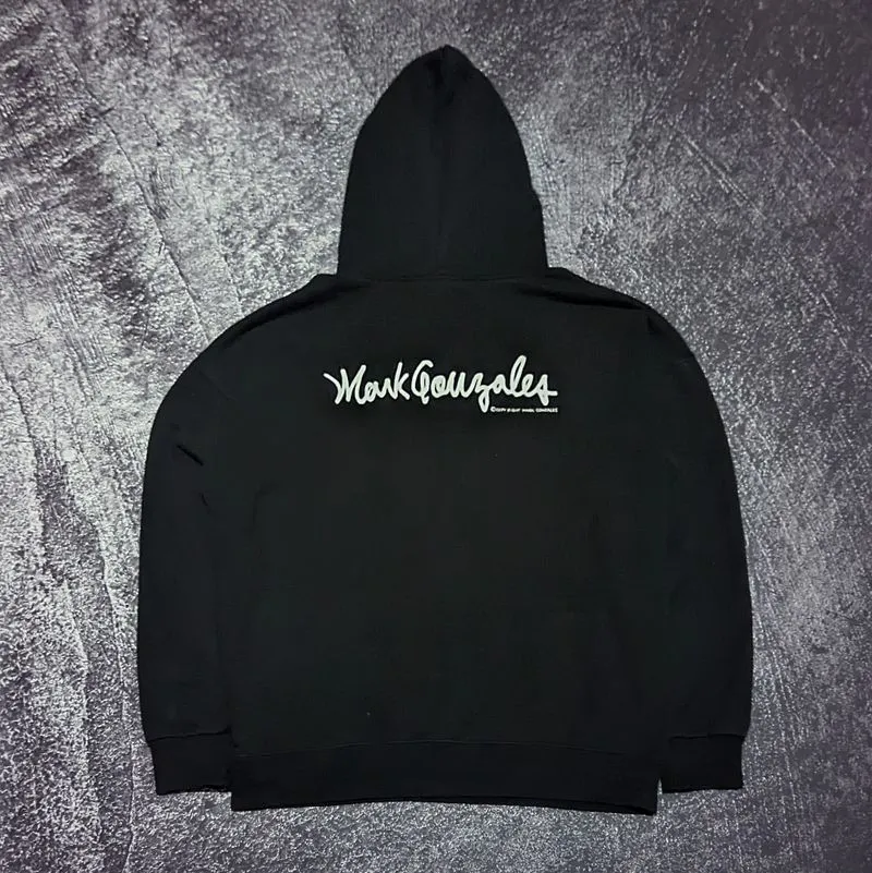 Mark Gonzales Streetwear Sportswear Hoody Pria black photo 1