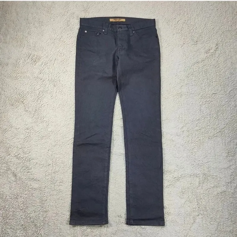 UNIQLO T-000 SKINNY FIT TAPERED STRETCH LONG PANT DENIM photo 1