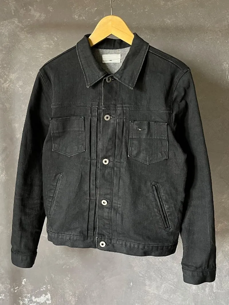 HARE TYPE 2 TRUCKER DENIM JACKET WITH BUCKLE BACK photo 1