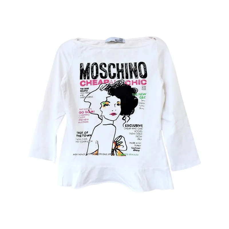 MOSCHINO CHEAP AND CHIC LONG SLEEVE T-SHIRT photo 1