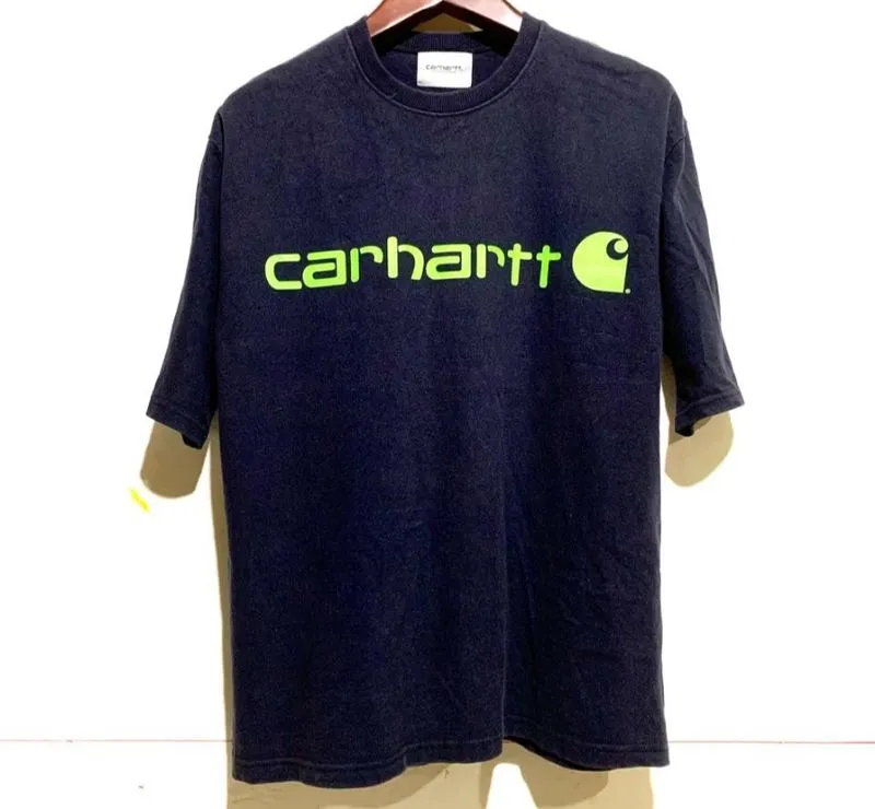 Y2K tee CARHARTT WIP Heavy tee size fit L 71x57 navy mulus  photo 1