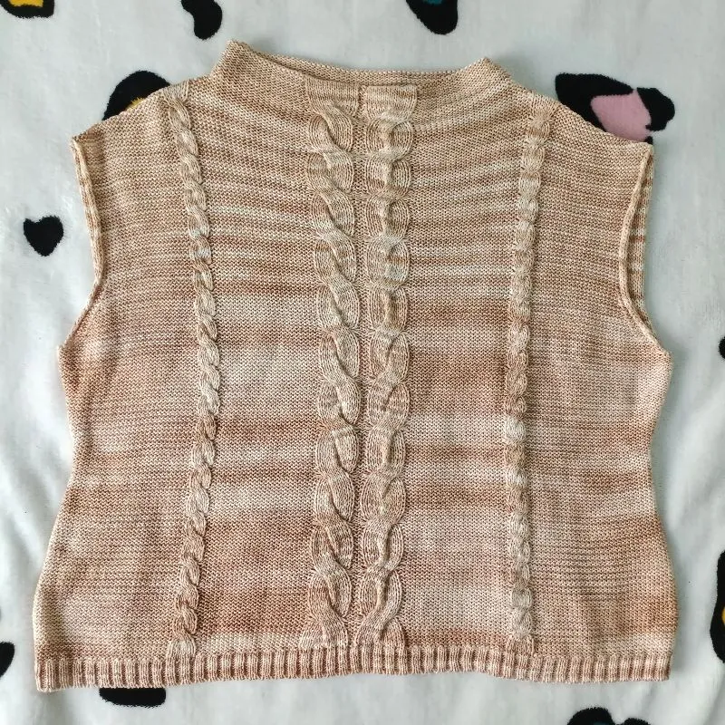 Braided Vest Coklat photo 1
