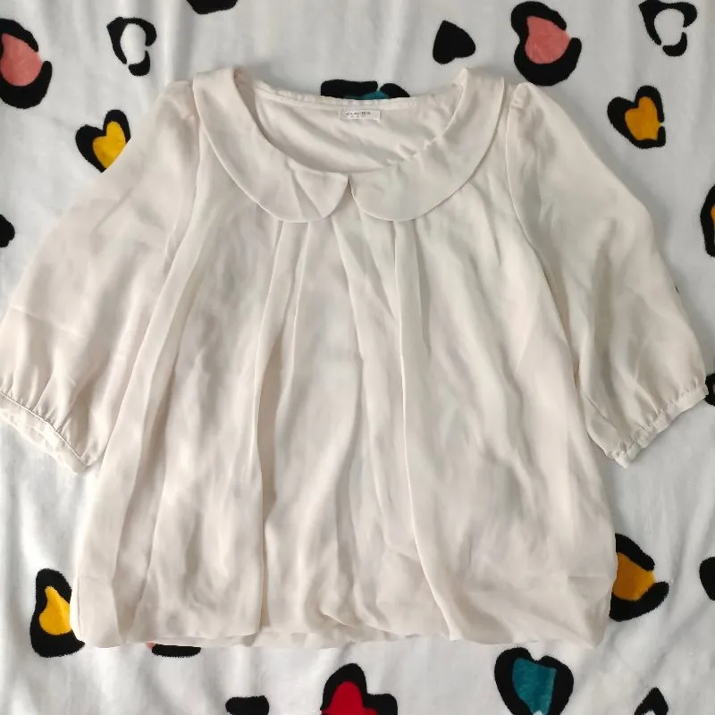 Glacier Blouse Ivory Cream photo 1