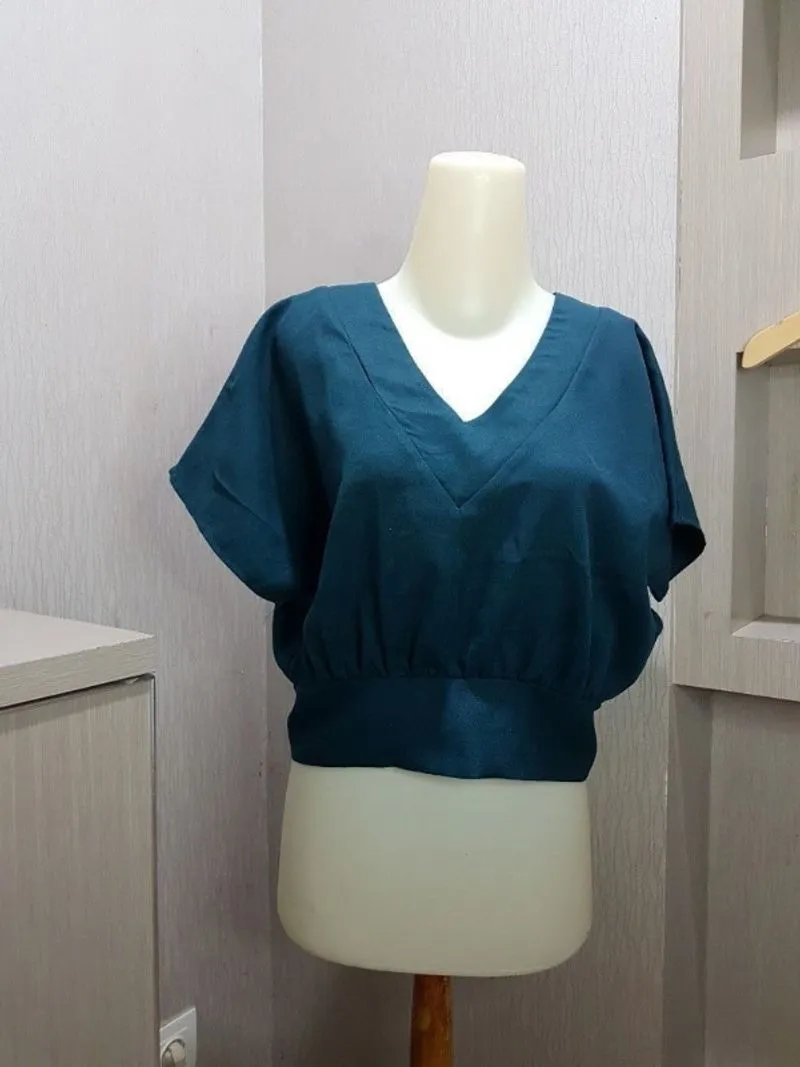 Purpur crop top y2k green tali photo 1