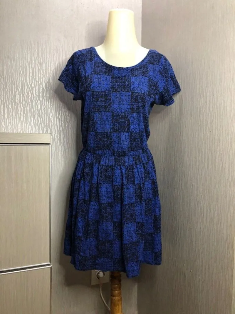 Topshop blue dress photo 1
