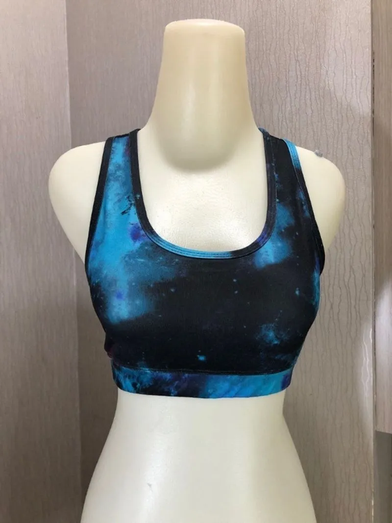 Sport bra no brand biru galaxi photo 1