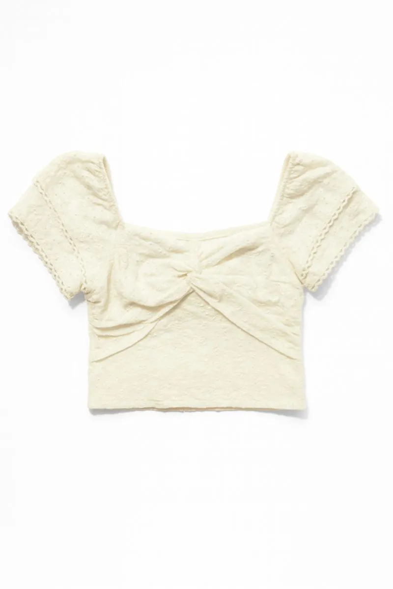 Crop White Blouse photo 1