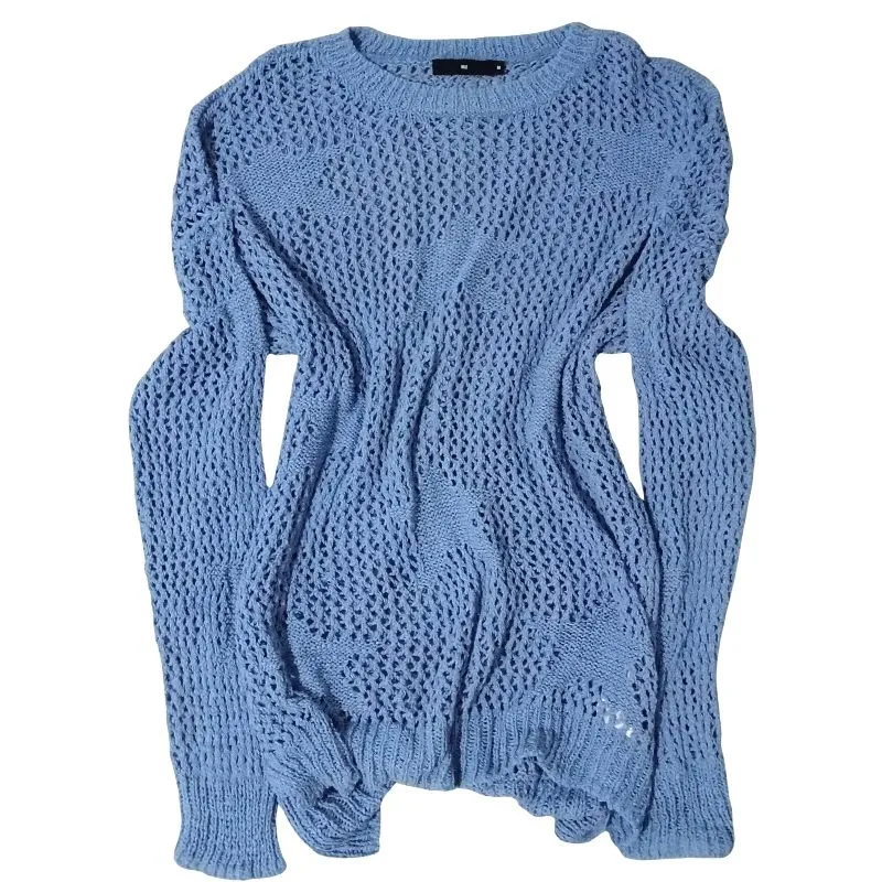 Knitwear jaring biru photo 1