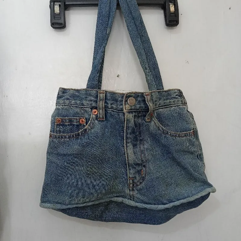 Handmade denim totebag upcycle denim unik photo 1