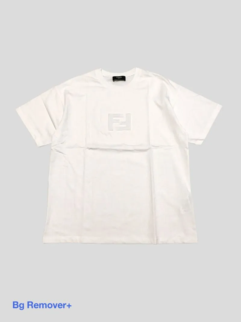 TSHIRT FENDI CENTER LOGO photo 1