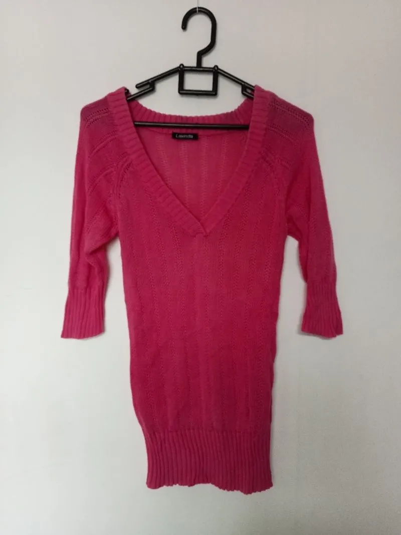 [ NETT ] Blouse Rajut / Blouse Knit Pink photo 1