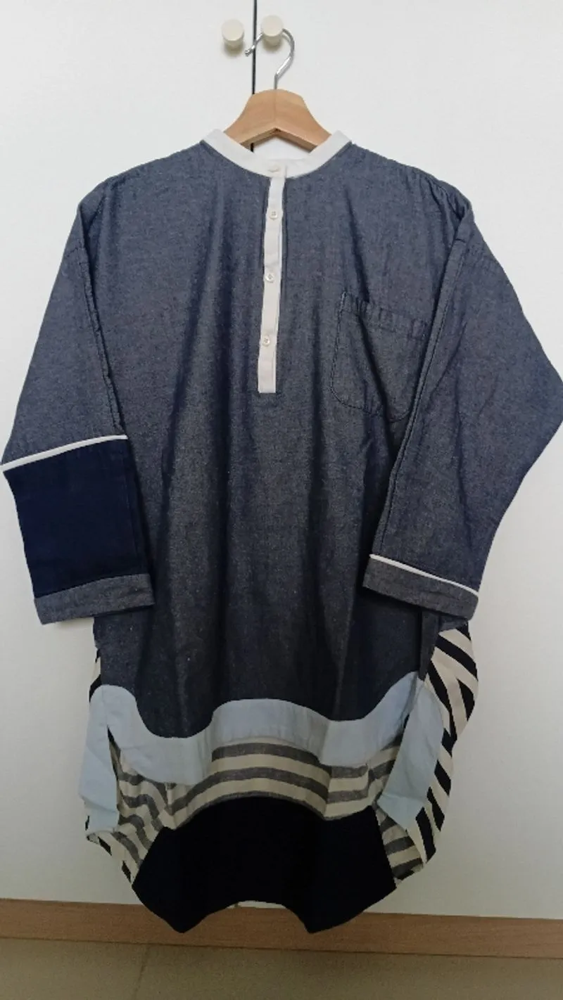 Oline Workrobe Blouse Denim Stripes photo 1