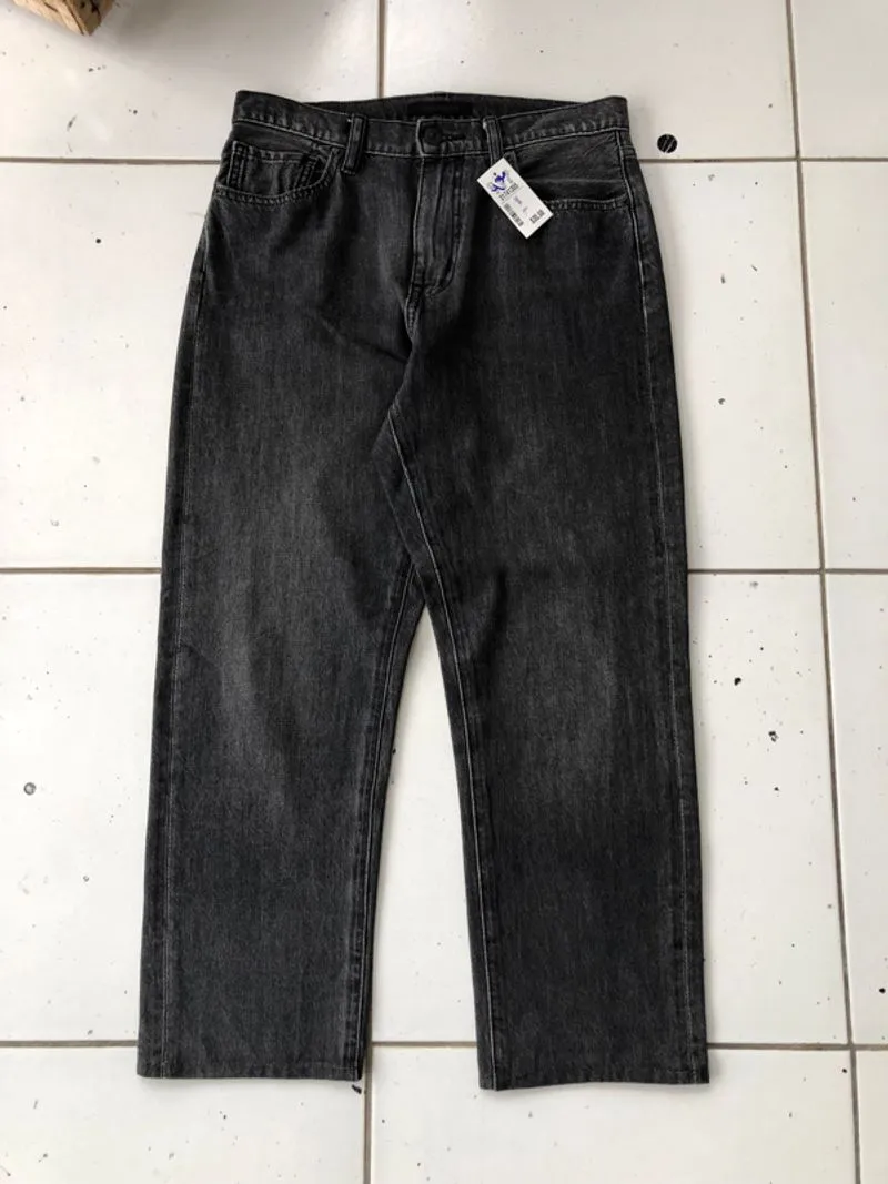 Longpant Jeans Uniqlo Black Washed (JSR263) photo 1