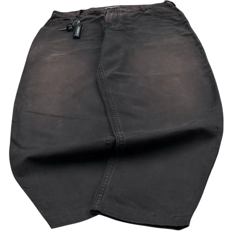 Dark brown faded wash baggy by burberry jeans  photo 1