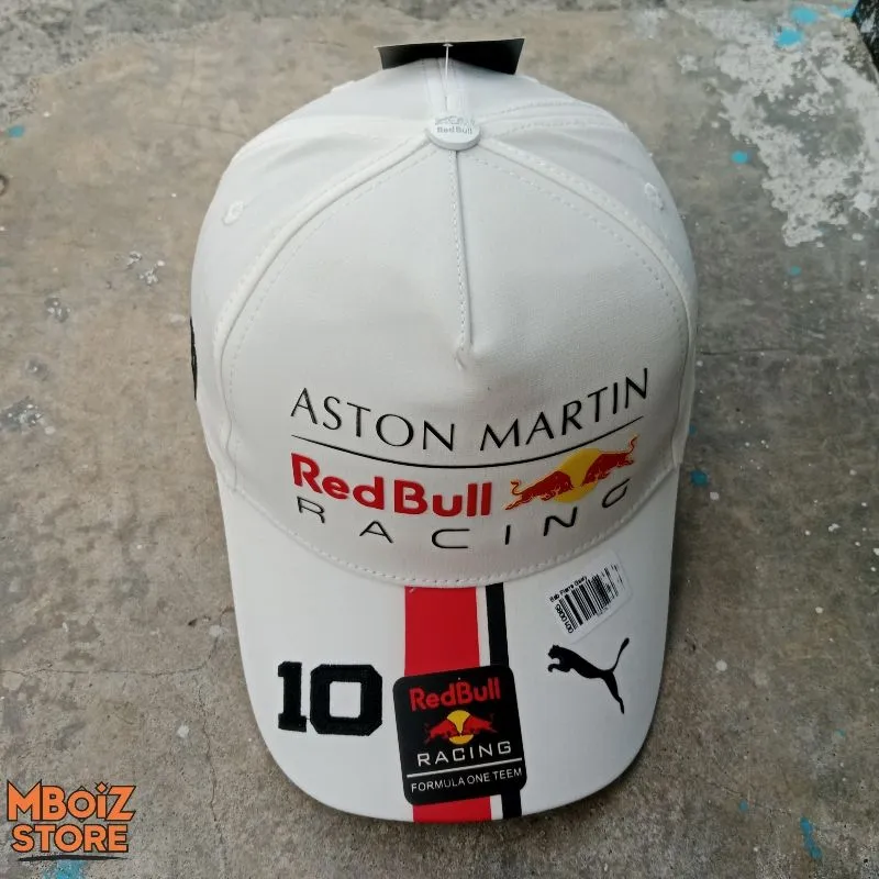 Topi Balap Red Bull White photo 1