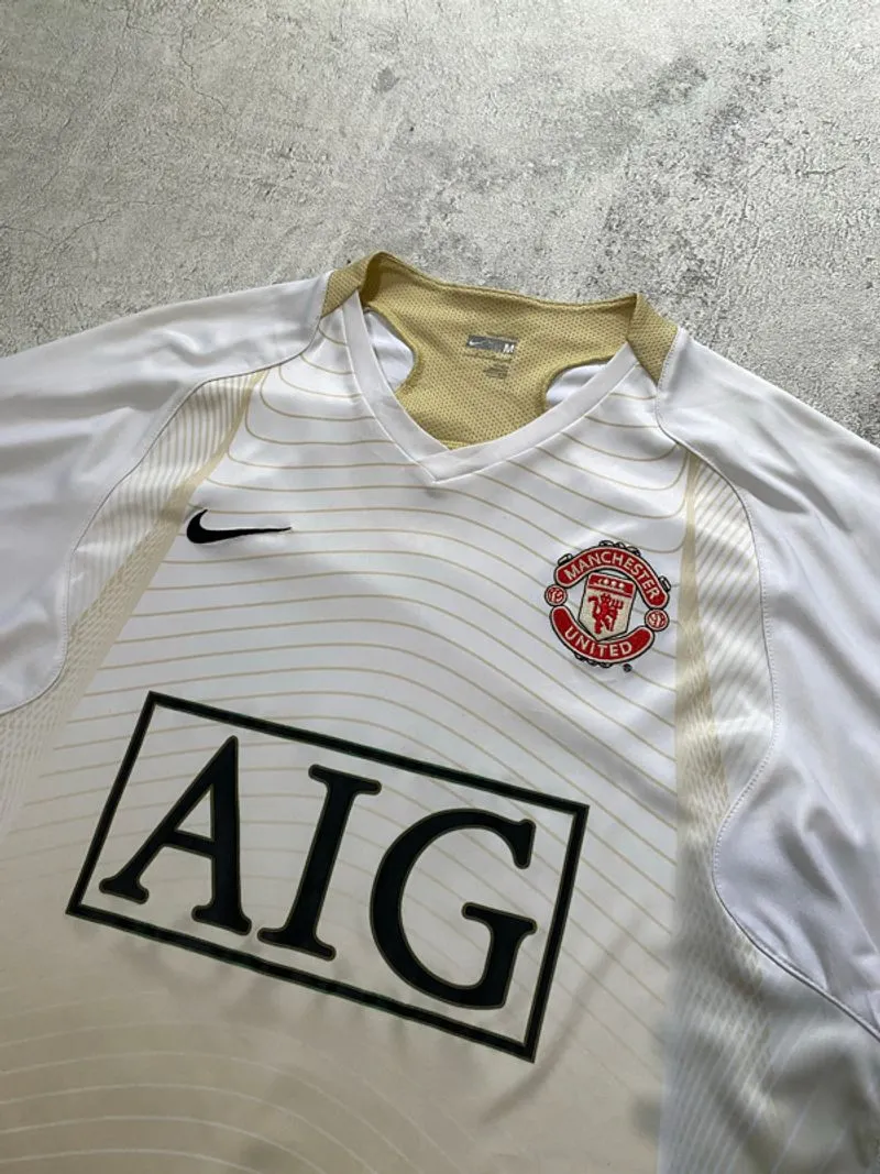 2007/2008 Manchester United Nike Total 90 Training Jersey - Preloved