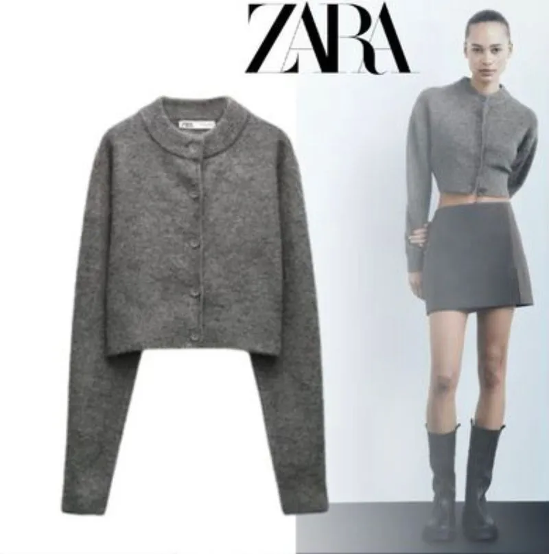 ZARA Luxury Casual Fleece Wanita gray photo 1