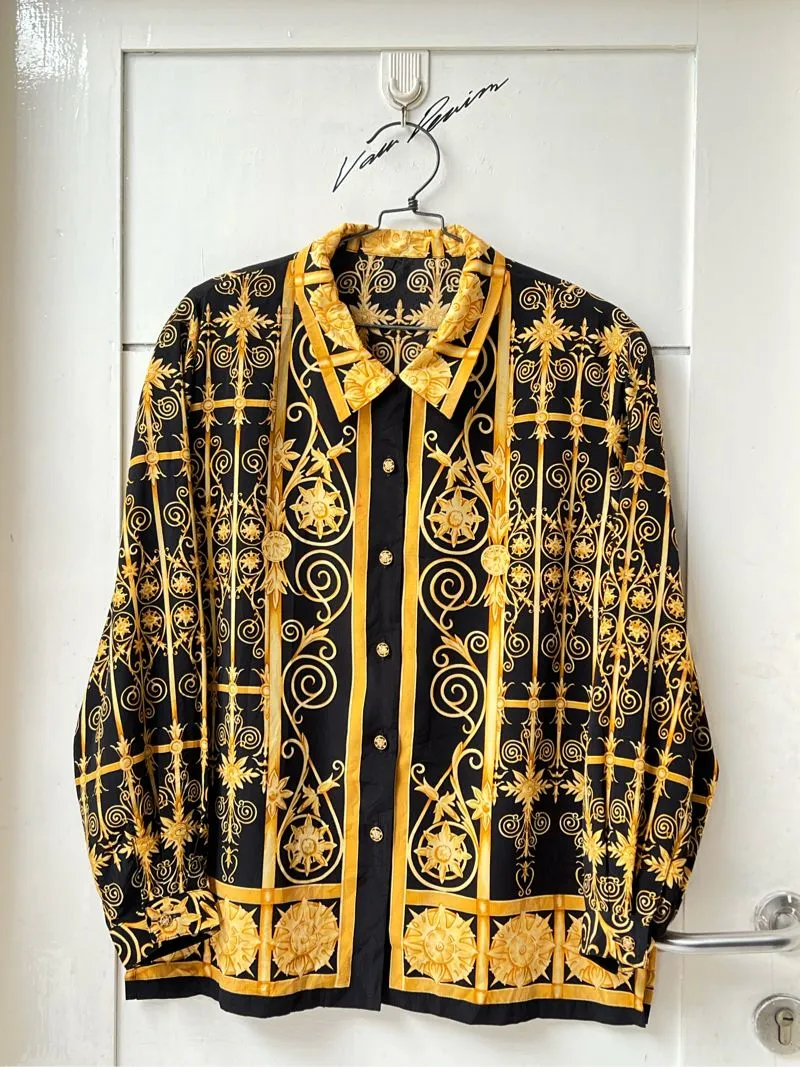 VERSACE Chain Silk Shirt photo 1
