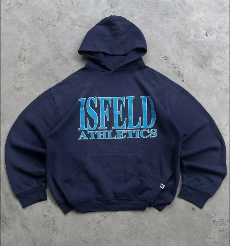90’s-Russel athletic hoodie Isfeld (Navy) photo 1