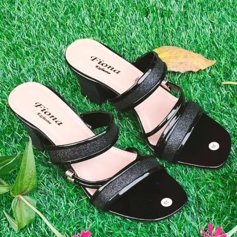 Sandal heels wanita viona hak 5cm  photo 1