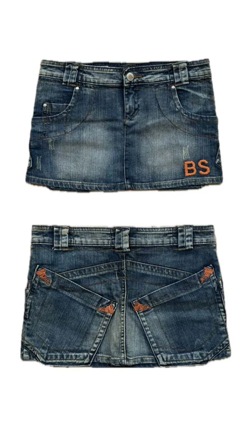 Body and Soul blue denim short skirt  photo 1