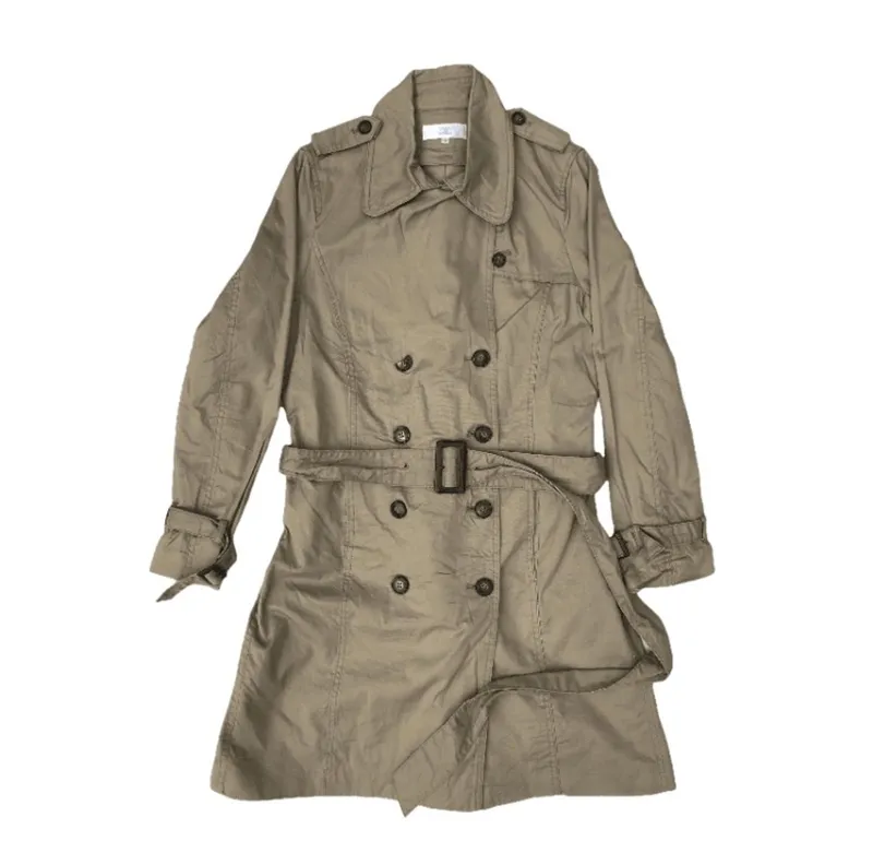 Trench coat Wanita tan photo 1