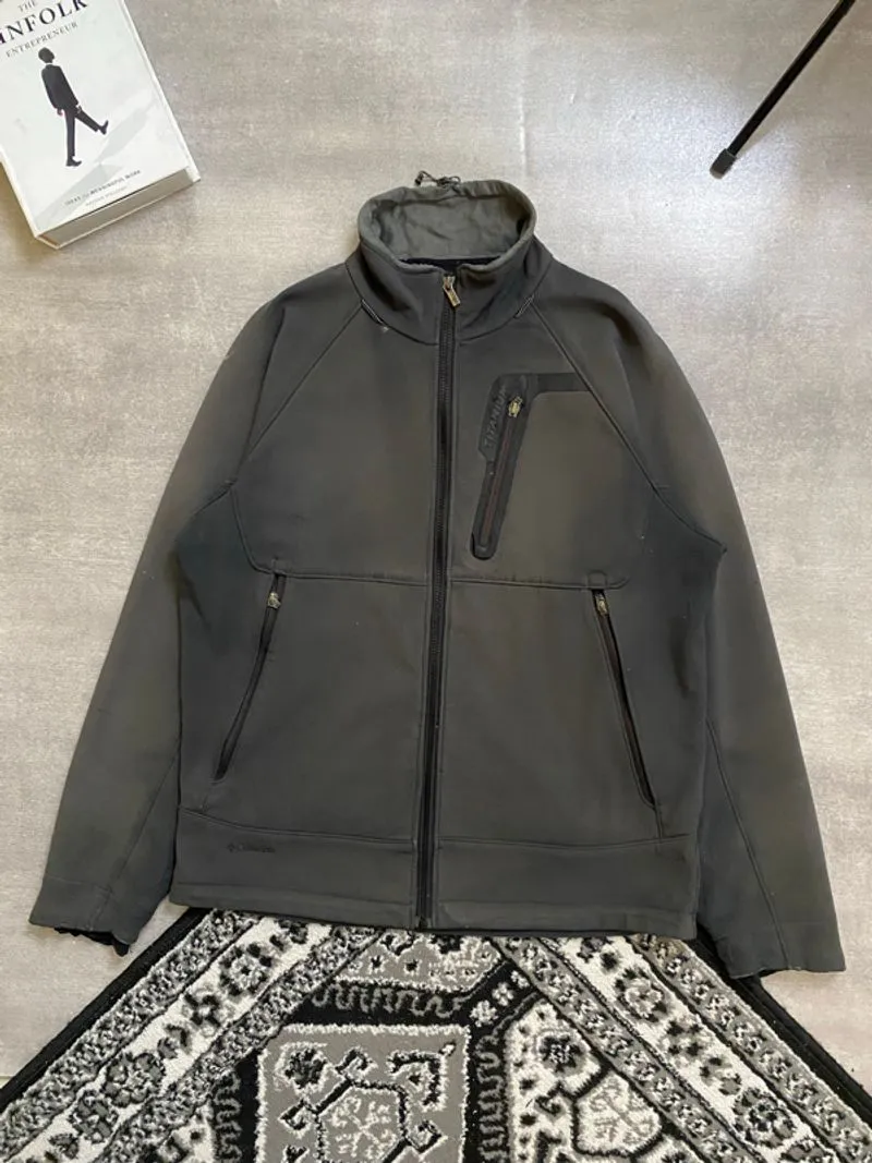 Columbia Titanium Shoftshell Jacket grey Washed Motif(4A-24) photo 1