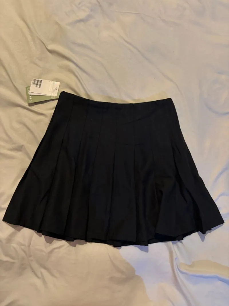 H&M - Black pleated mini skirt  photo 1