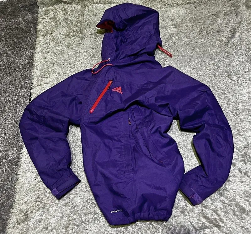 Jacket Outdoor Adidas Climaproof warna ungu/purple photo 1