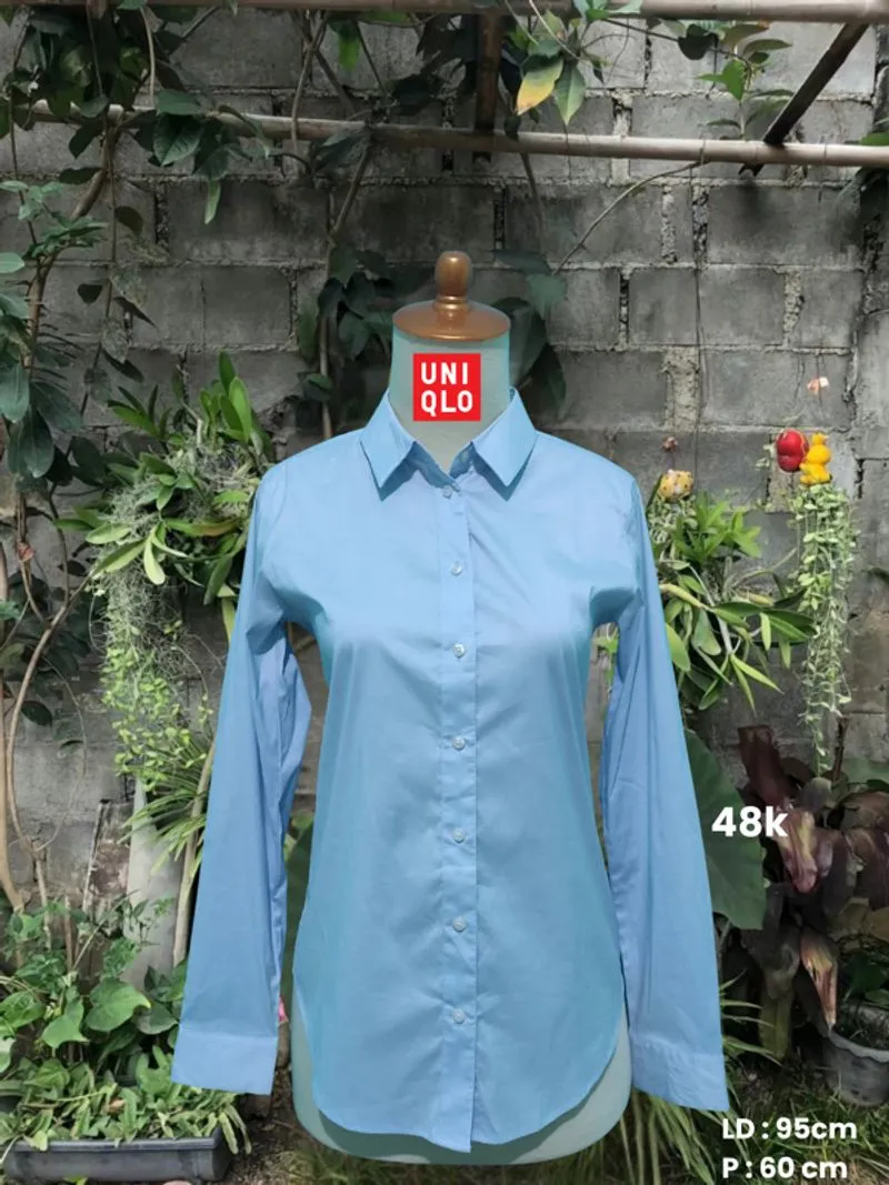 kemeja slimfit uni photo 1
