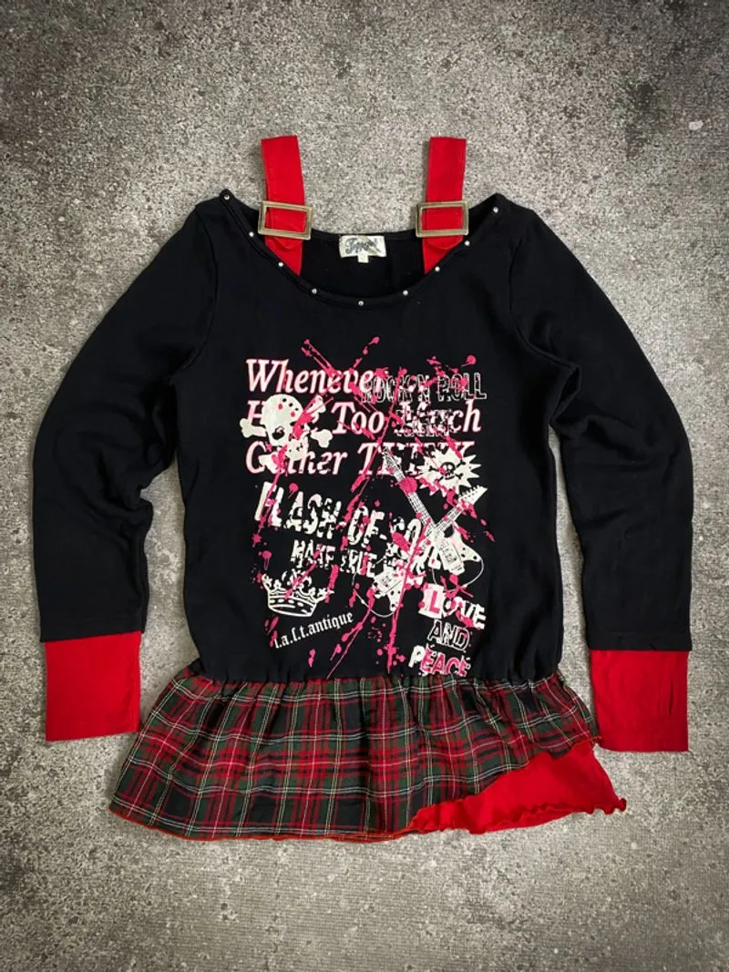 Japanese Brand Trpp Girl Lolita Style Double Layered Longsle photo 1